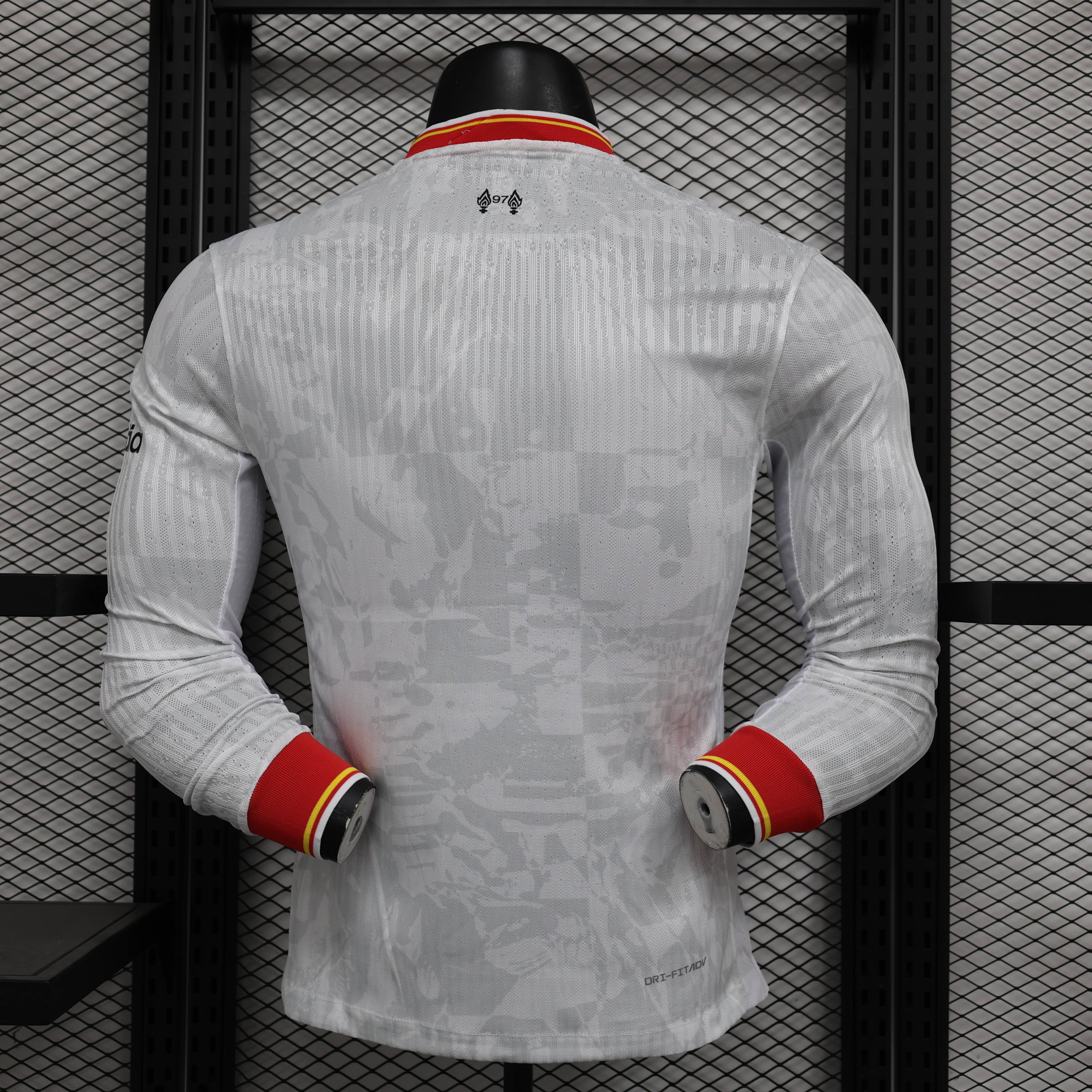 2024/2025 Liverpool 2th Away long sleeve football shirt(Player Edition)