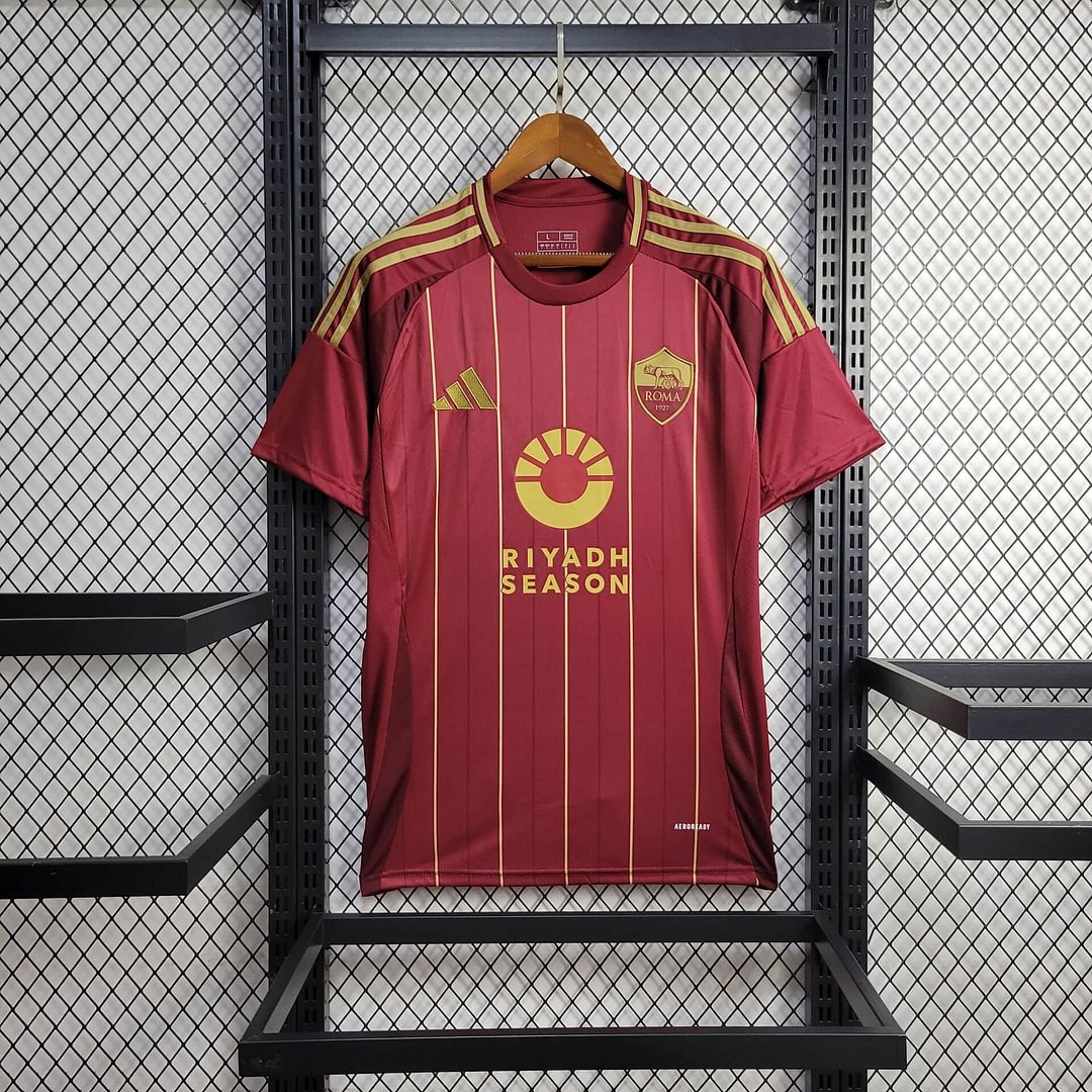 2024/2025 AS Roma Home Football Shirt( Fans Edition )