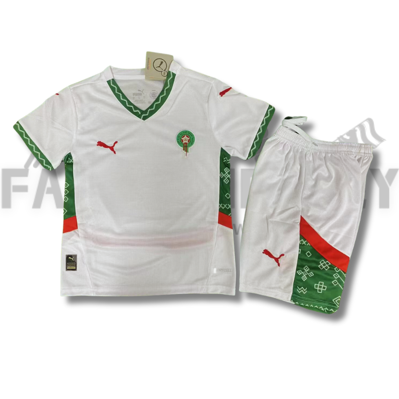 2025/2026 Morocco Away Football Jersey(For Kids)