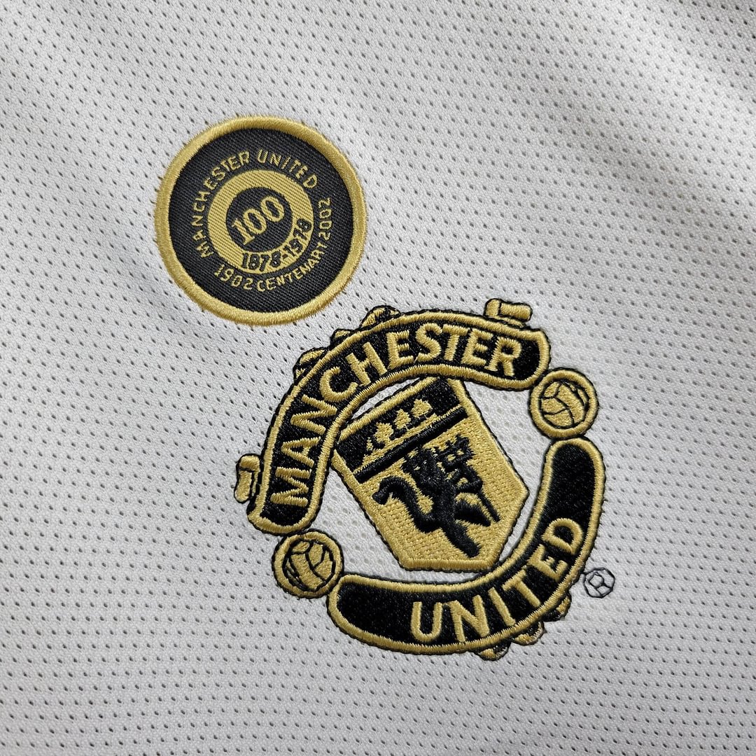 2001/2002 Manchester United Retro Centenary Season Reversible Football Shirt