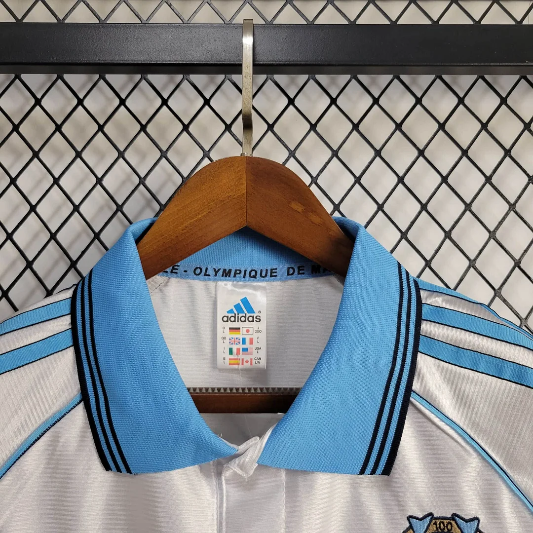 1998/1999 Retro Olympique Marseille Home Football Shirt(Fan version)