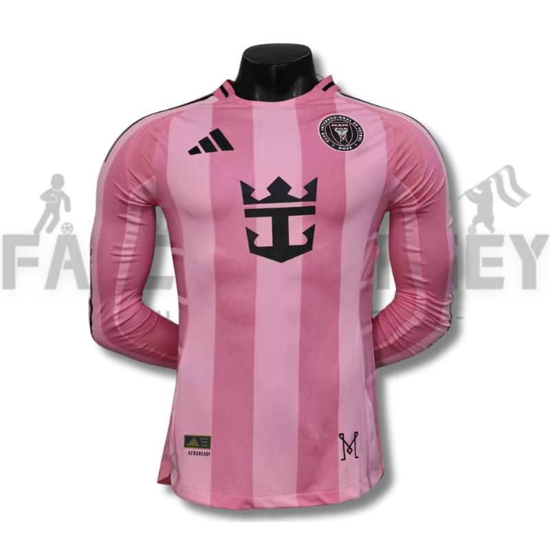 2025/2026 Miami Home Long Sleeve Jersey( Player Edition)