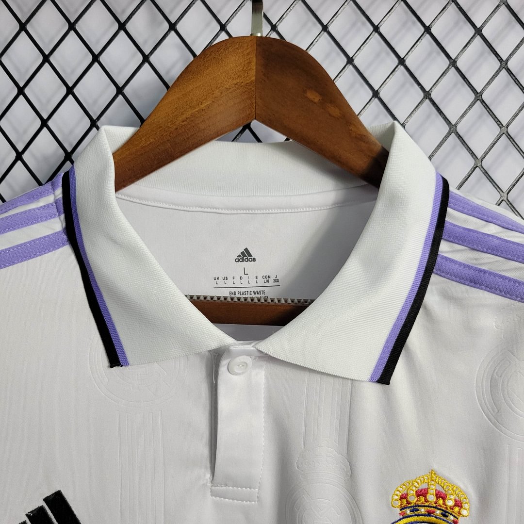2022/2023 Real Madrid Long Sleeve Home Football Shirt