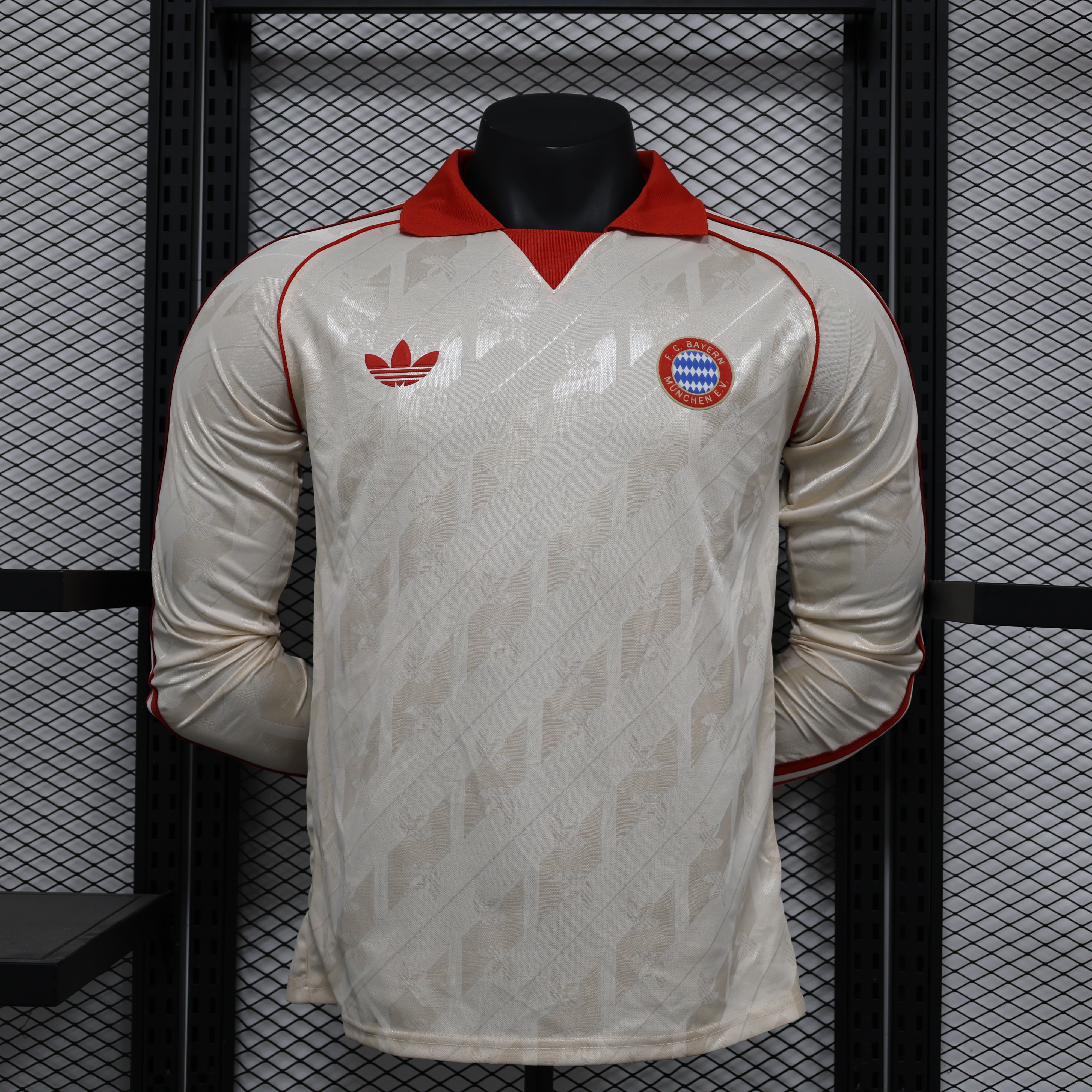 2024/2025 Bayern Retro long-sleeved football jersey For Player Version