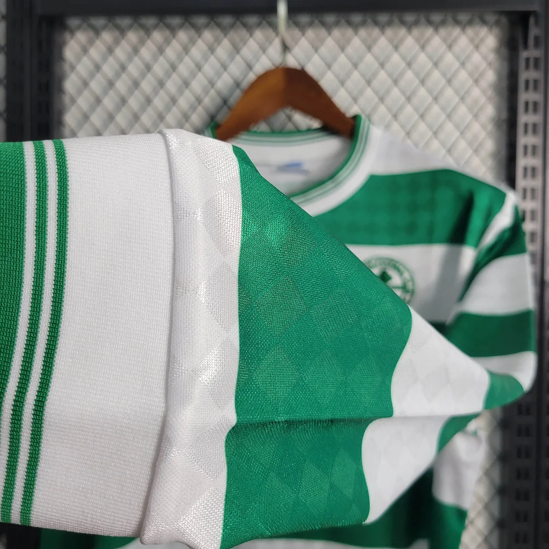 1987/1988 Retro Long Sleeve Celtic Home Football Shirt( Fans Edition )