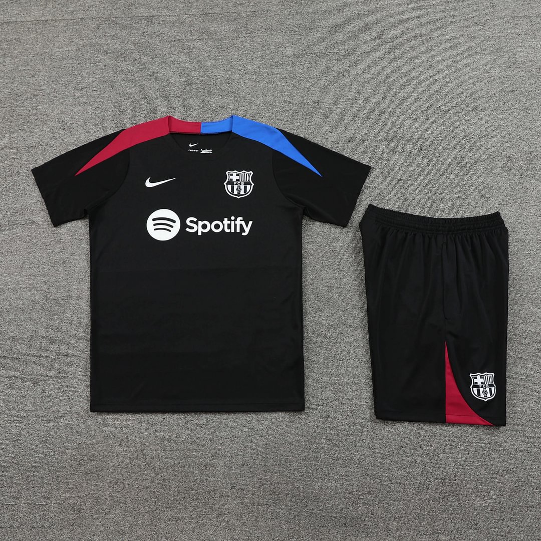 2024/2025 Barcelona Training Wear Black Suit Shirt