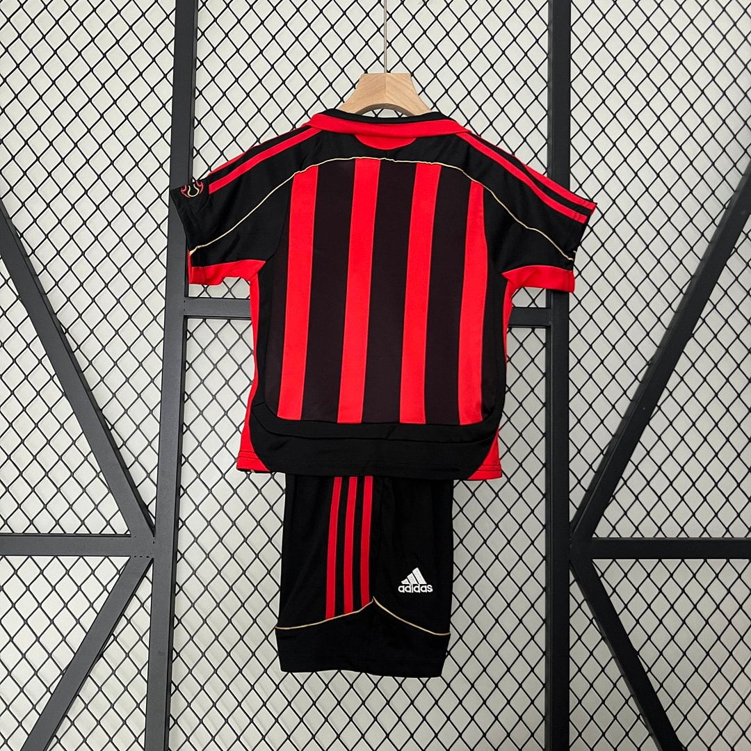 2006/2007 Retro AC Milan Home Champions League Football Shirt Kids