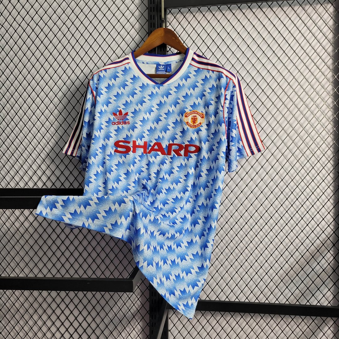 1990/1992 Manchester United Retro Away Football Shirt
