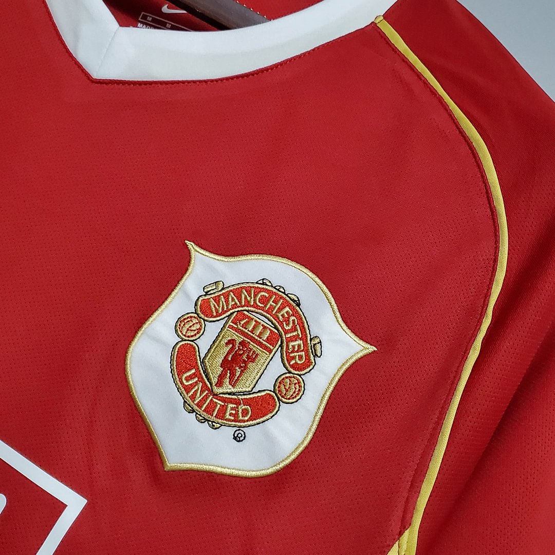 2006/2007 Manchester United Retro Home Football Shirt