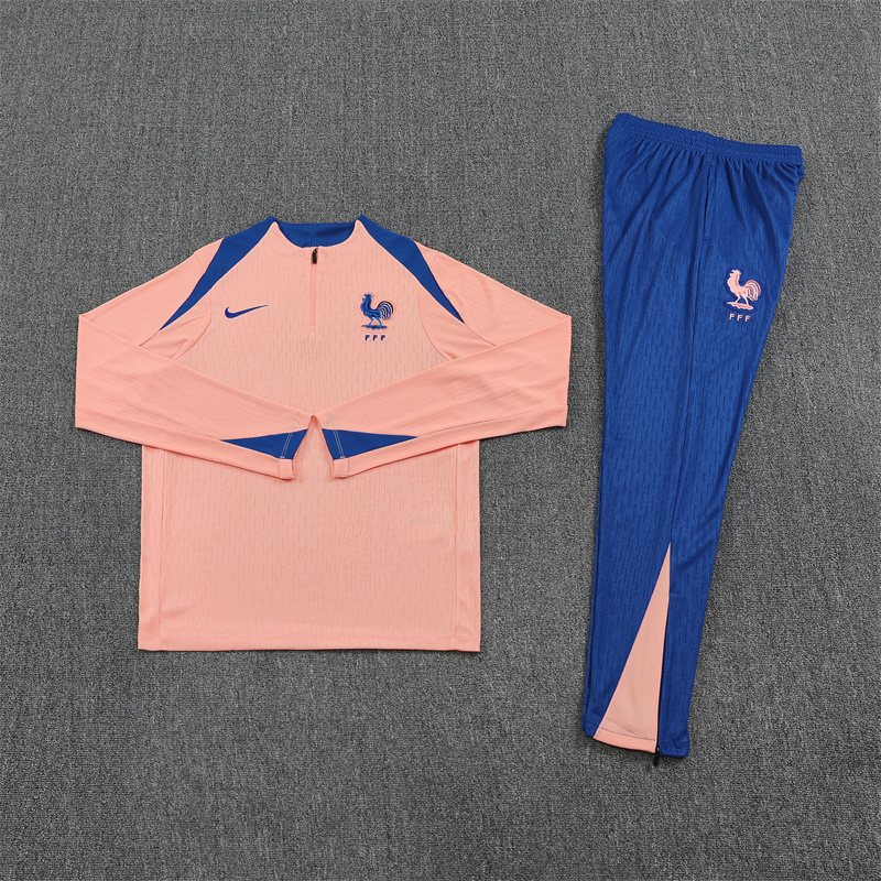 2025/2026 France Half zip training suit set