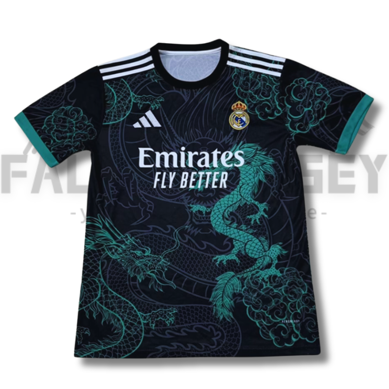 25/26 Real Madrid Green Dragon Football Jersey(Fans version)