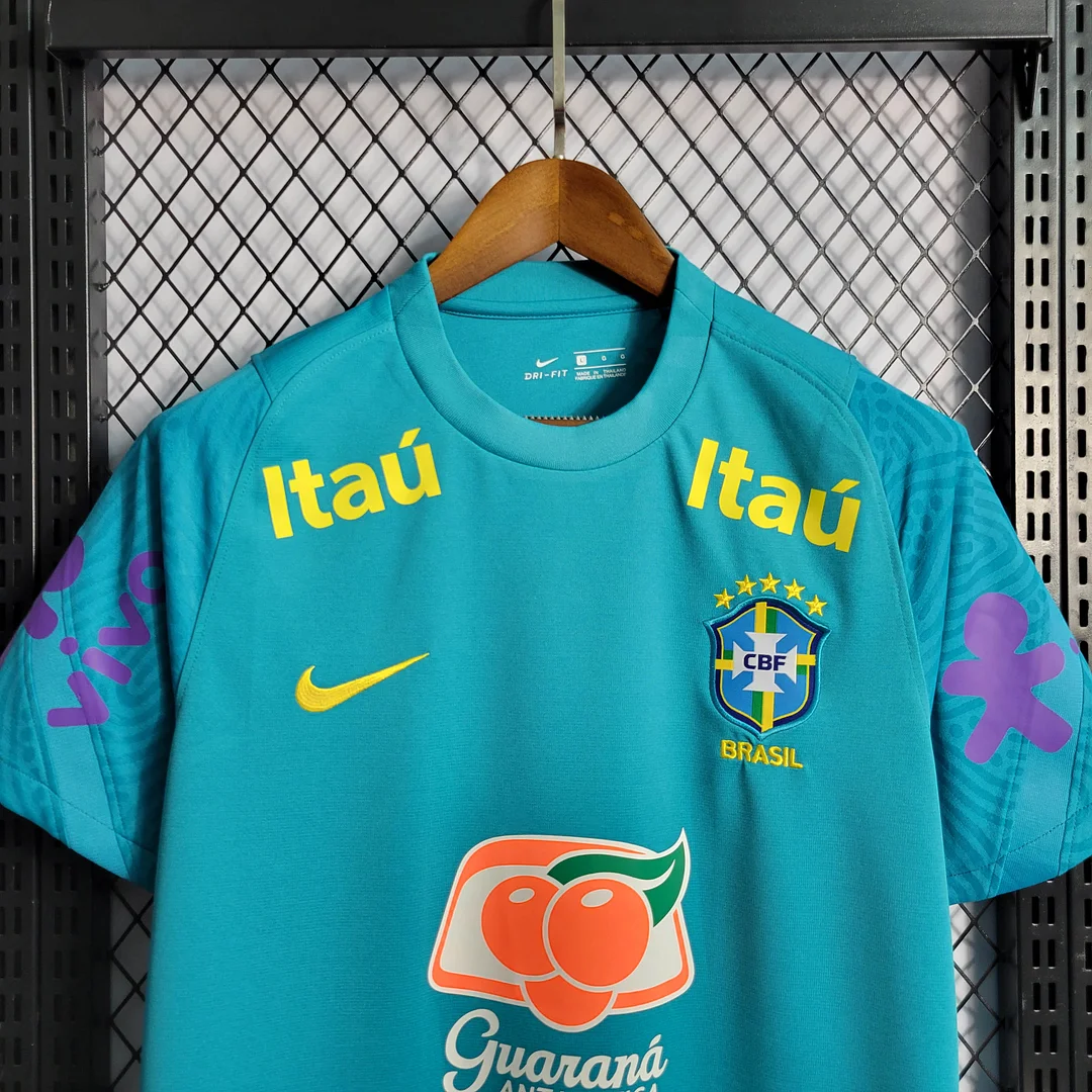 2019 Brazil Training Wear Football Shirt