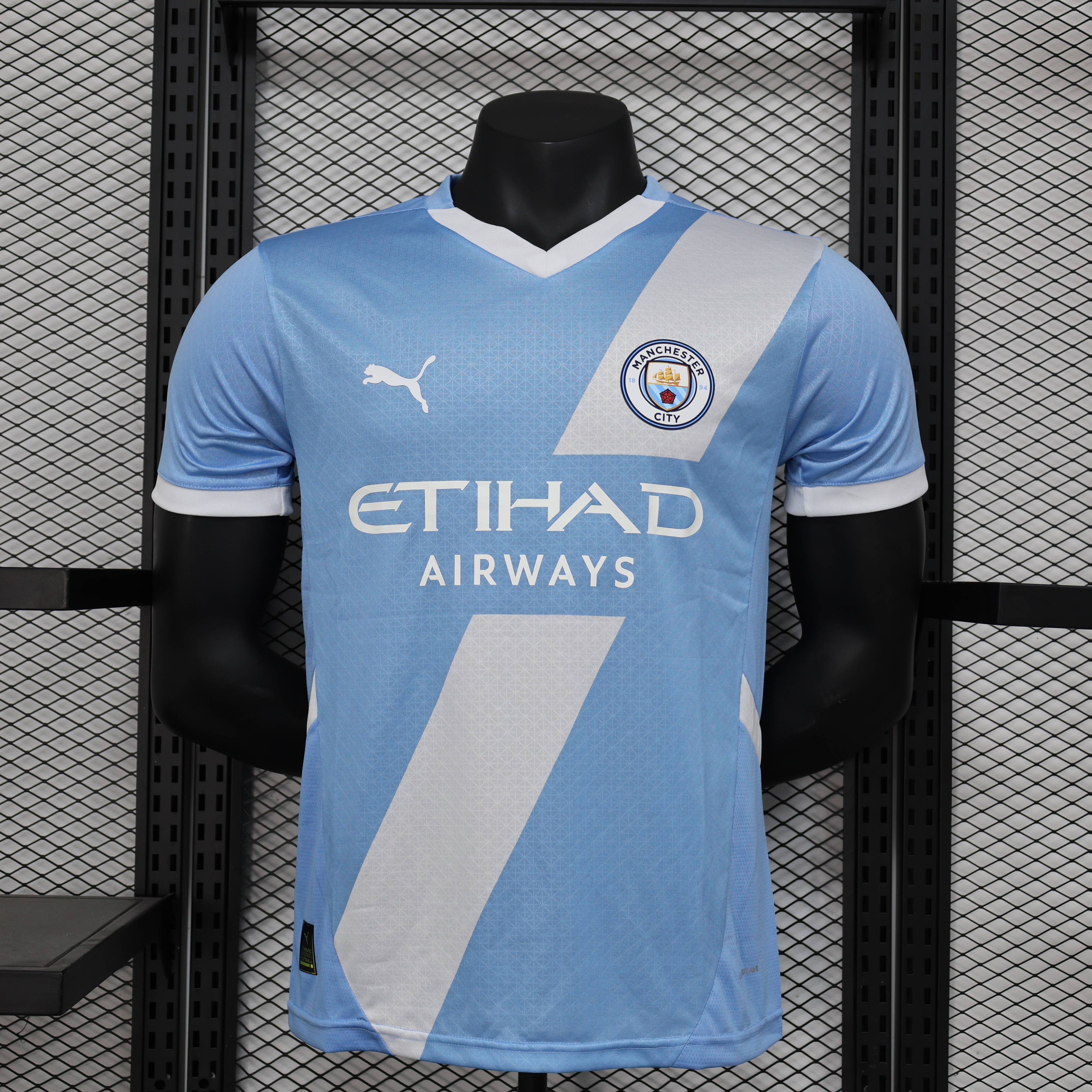 2024/2025 Manchester City Bright Blue Special Edition Football Jersey For Player Version