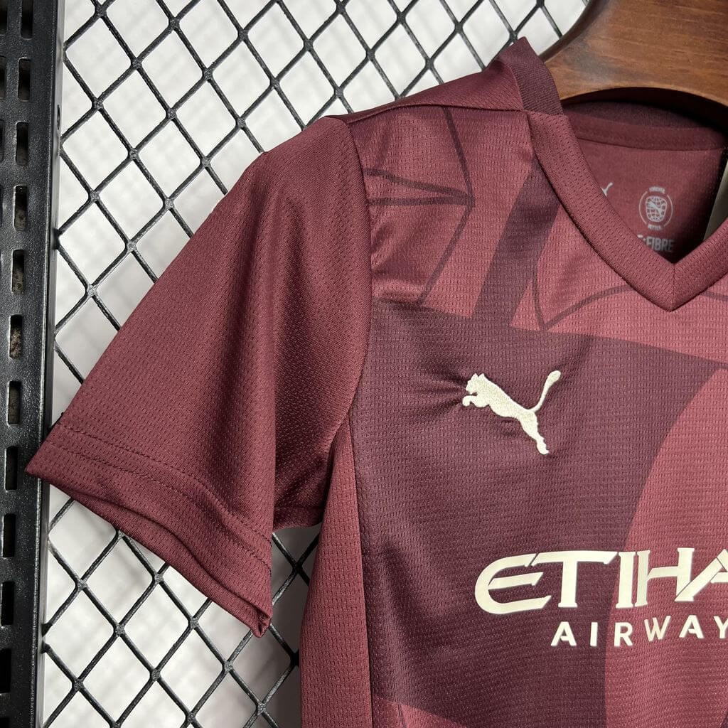 2024/2025 Manchester City Third Away Football Shirt Kids Size