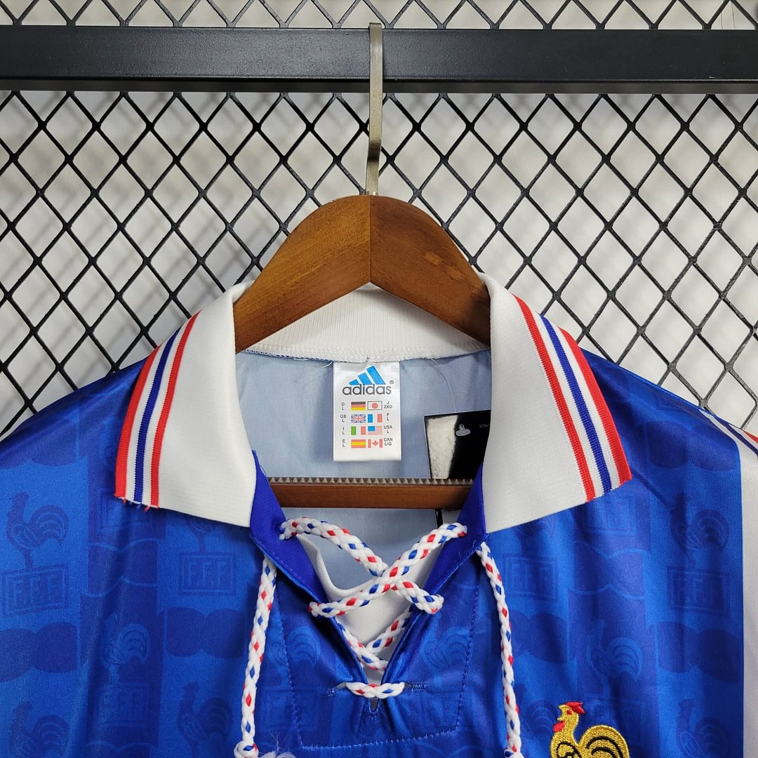 2018 France Retro Home Football Shirt