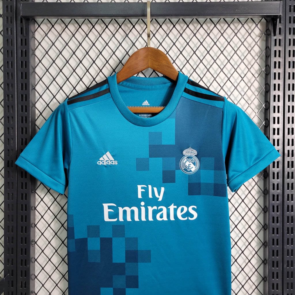2017/2018 Real Madrid Retro Third Away Football Shirt Kids Size