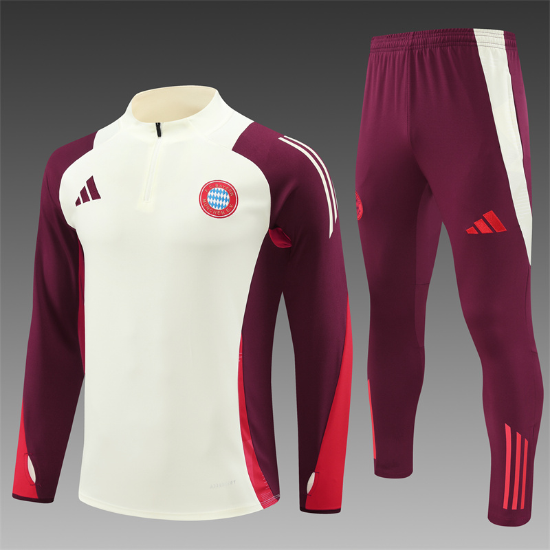 2024/2025 Bayern Half-Pull Training Football Jersey For Player Version