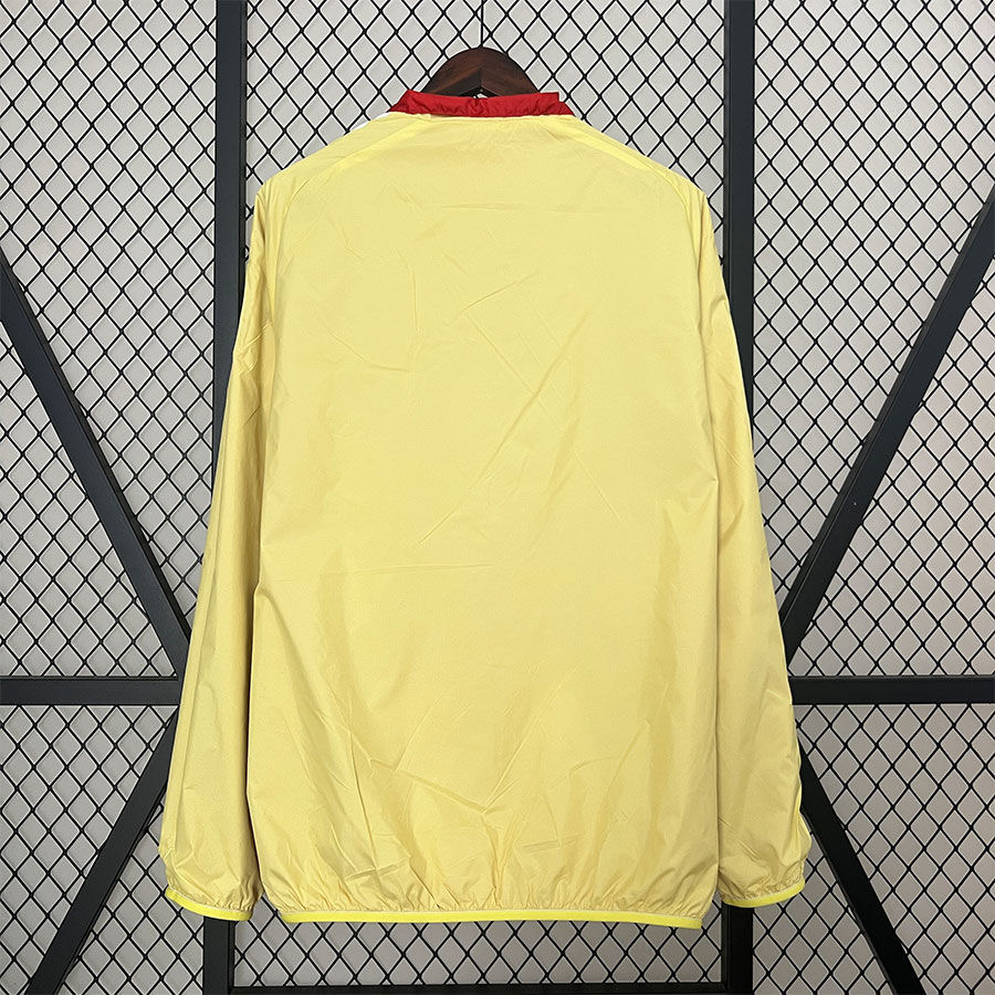 2025/2026 Spain Reversible Windbreaker(Red- Yellow)Football Shirt