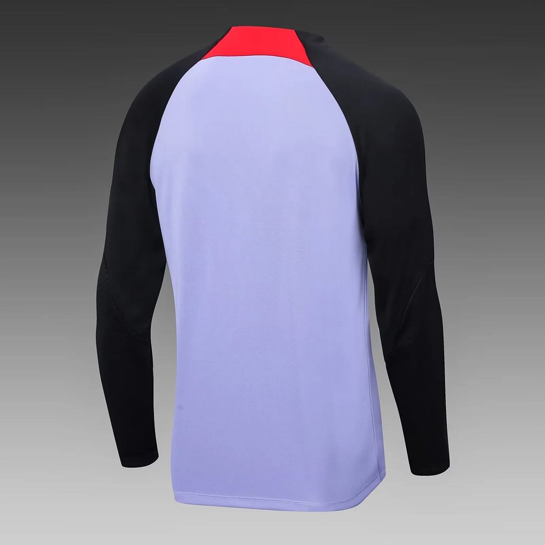 2022/2023 Liverpool Half-Pull Training Suit Purple Football Shir
