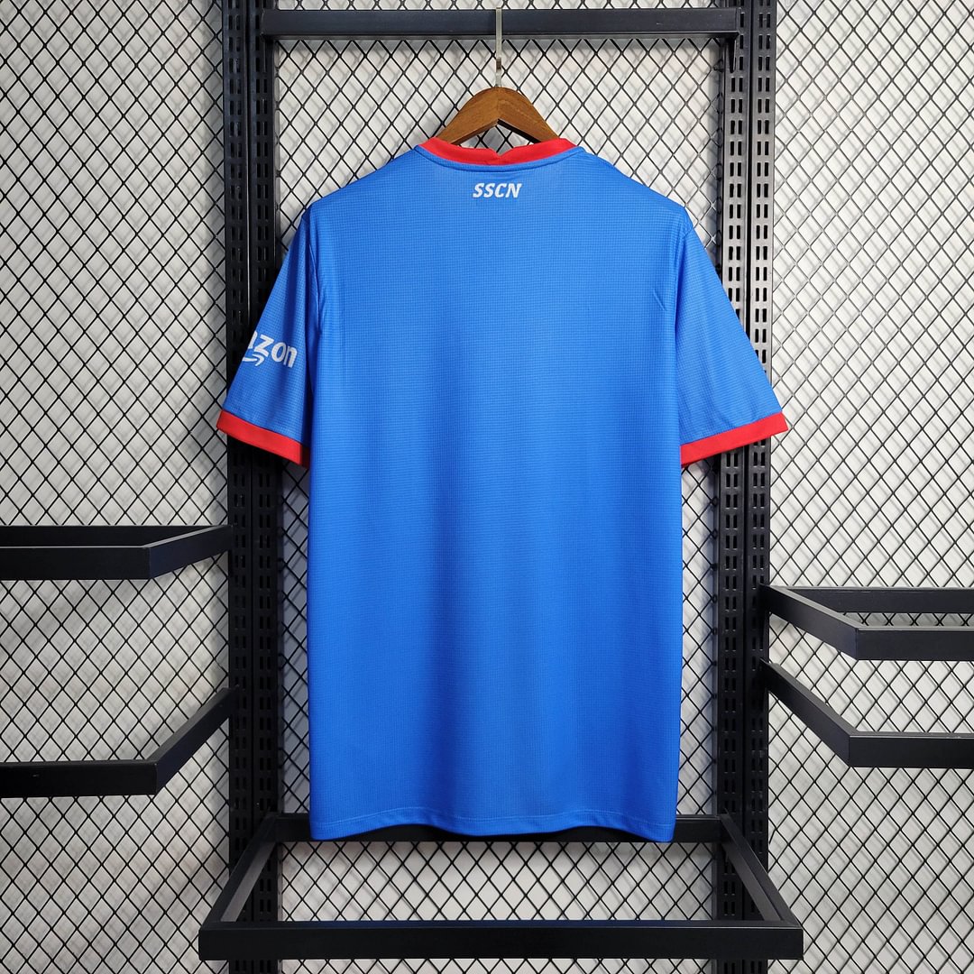 2022 Napoli Christmas Special Edition Blue Soccer Jersey( Fans Edition )