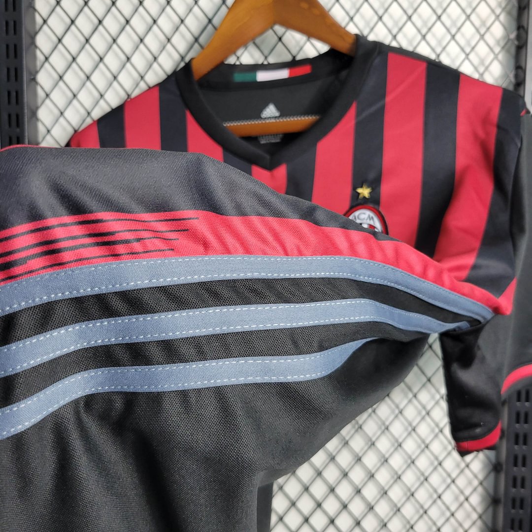 2016/2017 AC Milan Retro Home Football Shirt For Player Version