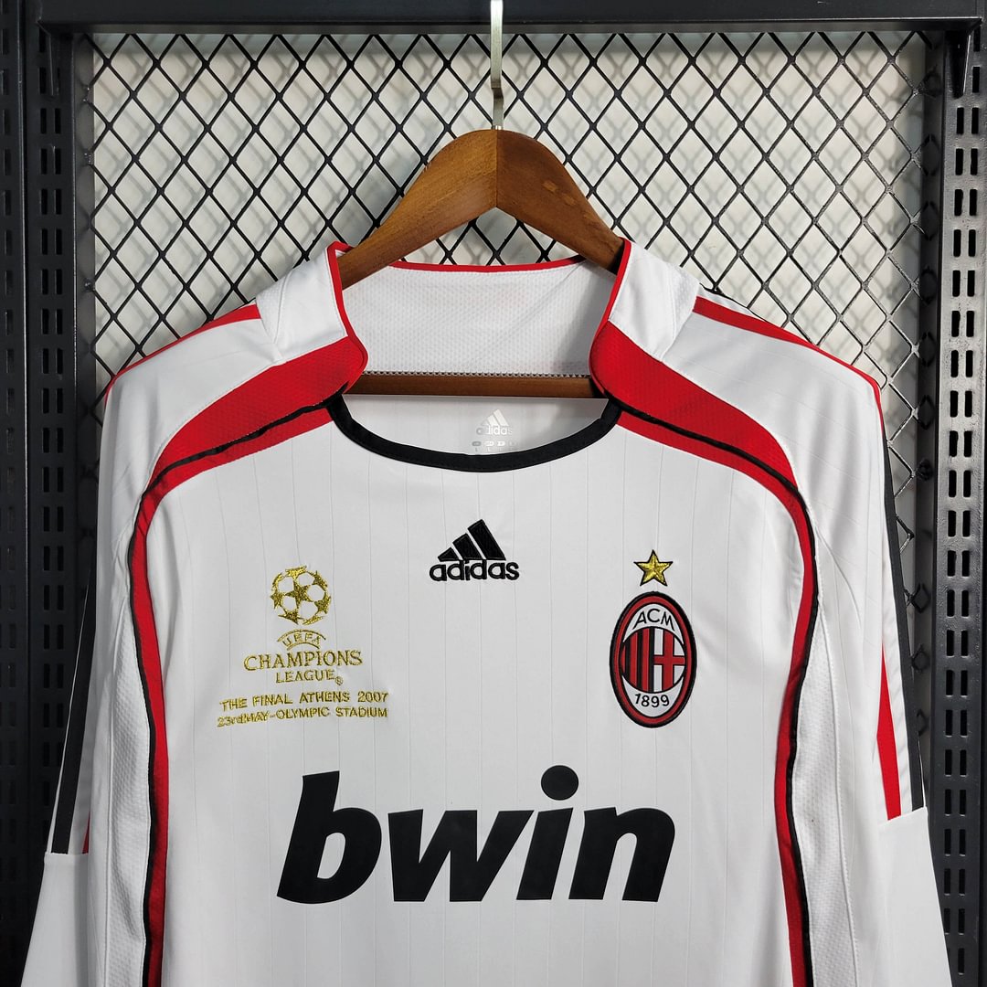 2006/2007 AC Milan Away Retro Long Sleeve Football Shirt