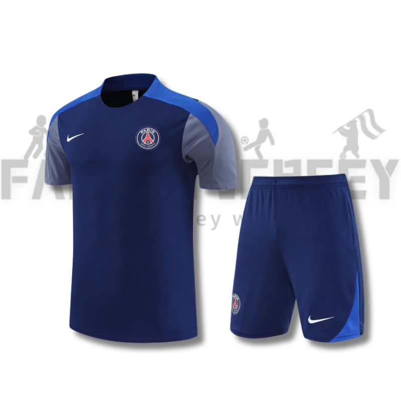 2025/2026 Paris Saint-Germain Royal Blue Training Wear Suit Shirt