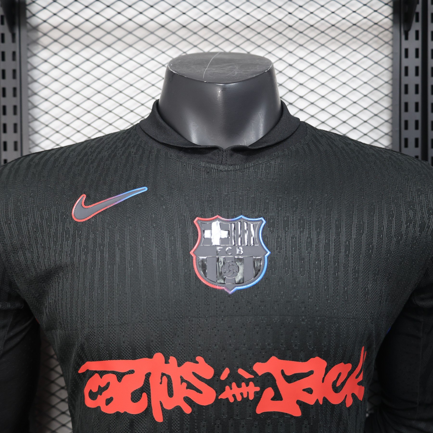 2024/2025 Limited Edition FC Barcelona x Travis Scott Men’s Away Long Sleeves Football Jersey( Player Edition )