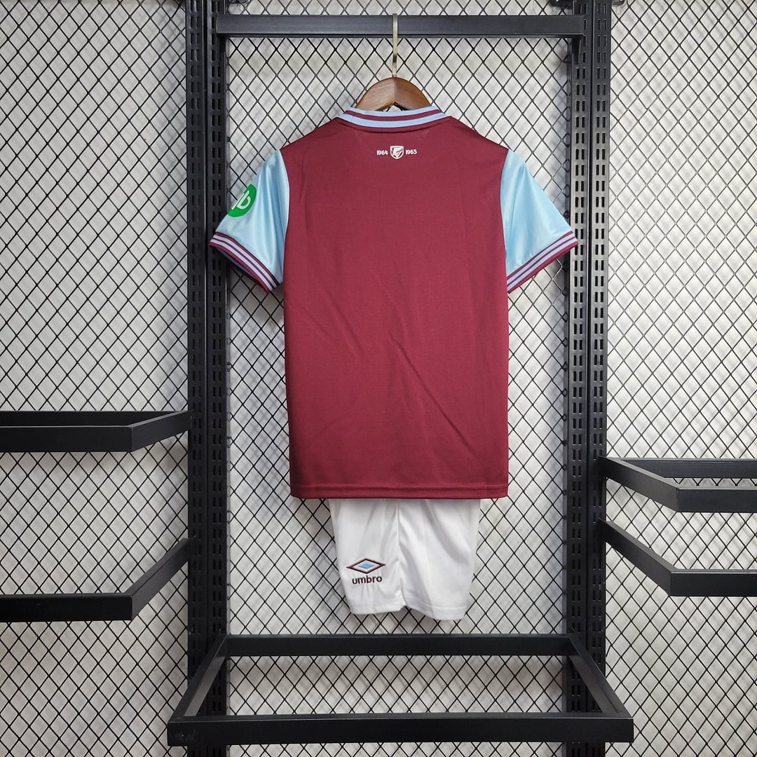 2024/2025 West Ham United Home Football Shirt Kids Size