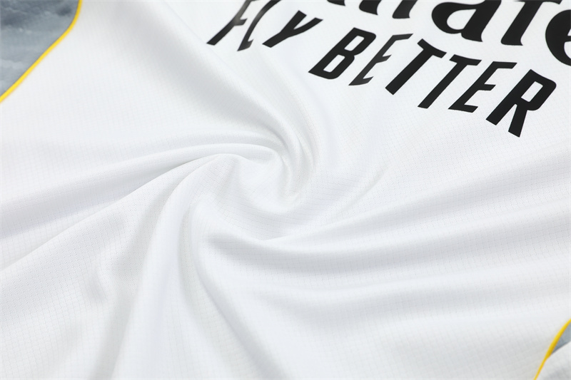 2025/2026 Real Madrid White Training Wear Suit Shirt