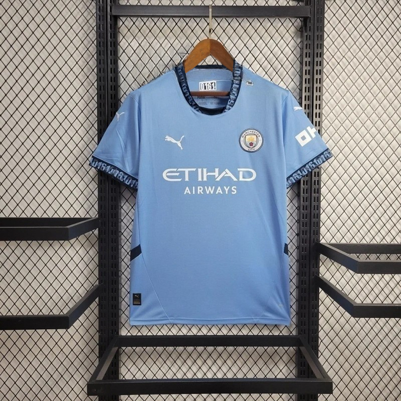 2024/2025 Manchester City Home Football Shirt For Fans Version