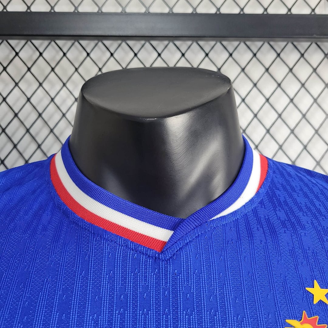 2024 France Bright Blue Home Football Shirt For Player Version
