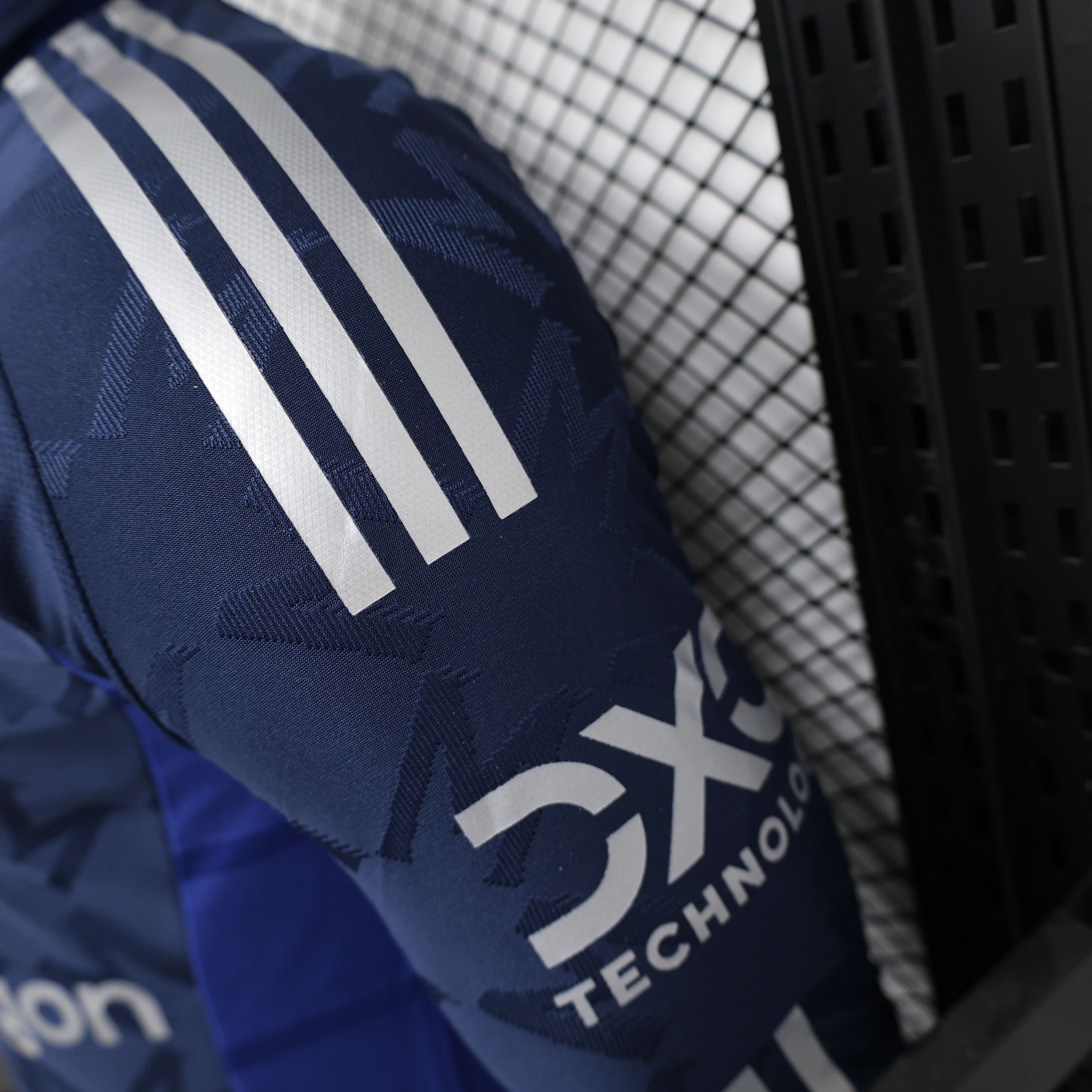 2024/2025 Manchester United Away Long Sleeve Royal Blue Football Jersey For Player Edition