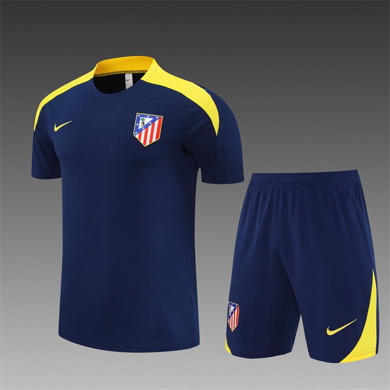 2025/2026 Atletico Madrid Royal Blue Training Wear Suit Shirt