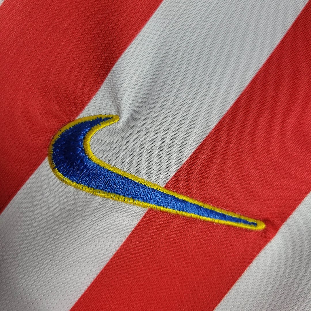 1995/1996 Retro Atletico Madrid Home Football Shirt