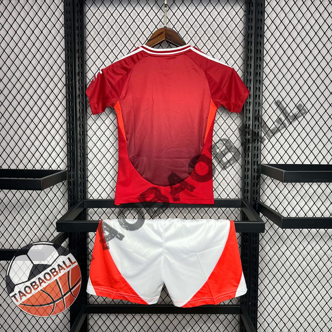 2024/2025 Manchester United Home Football Shirt Kids size
