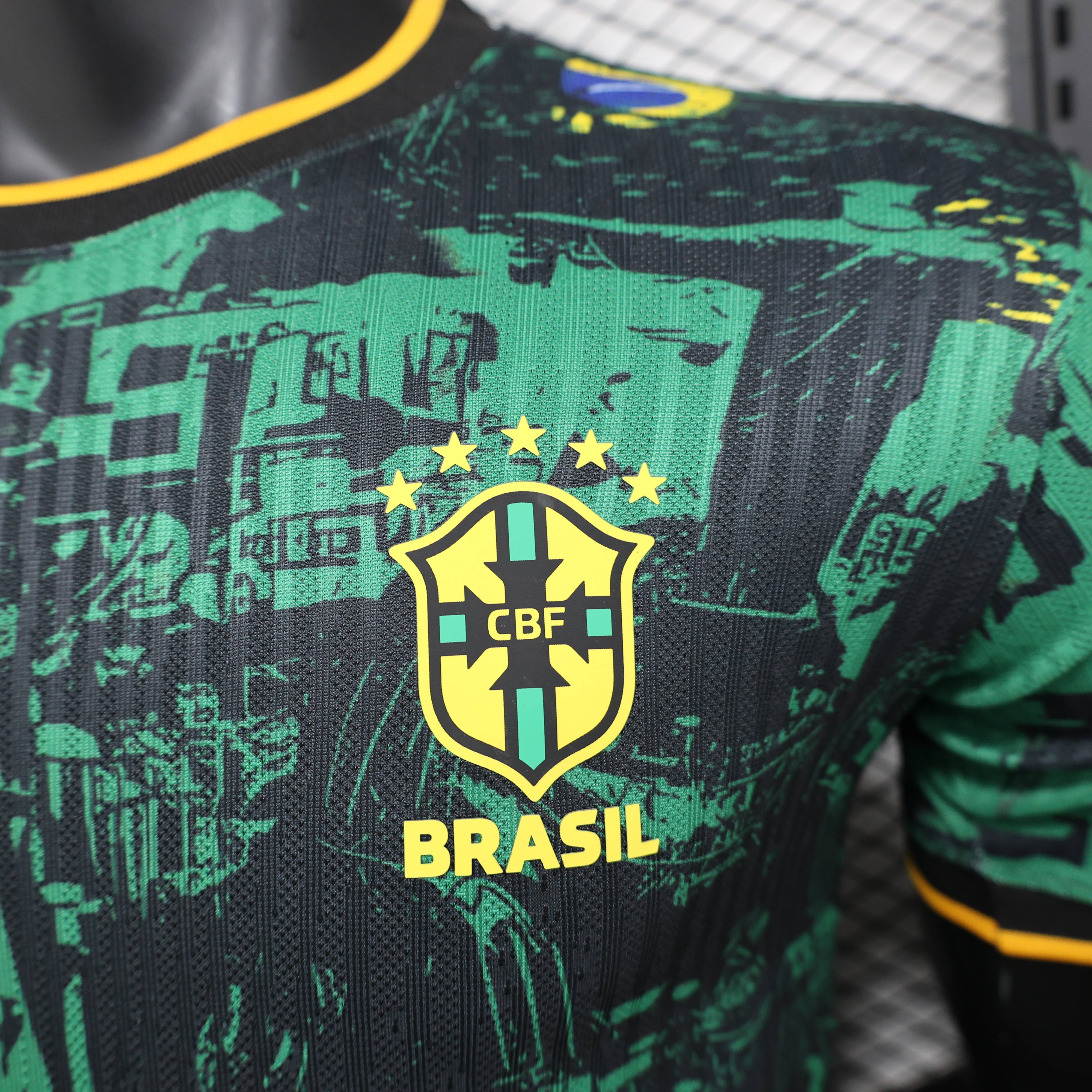 2024/2025 Brazil Green Special Edition Football Jersey(Player Edition )