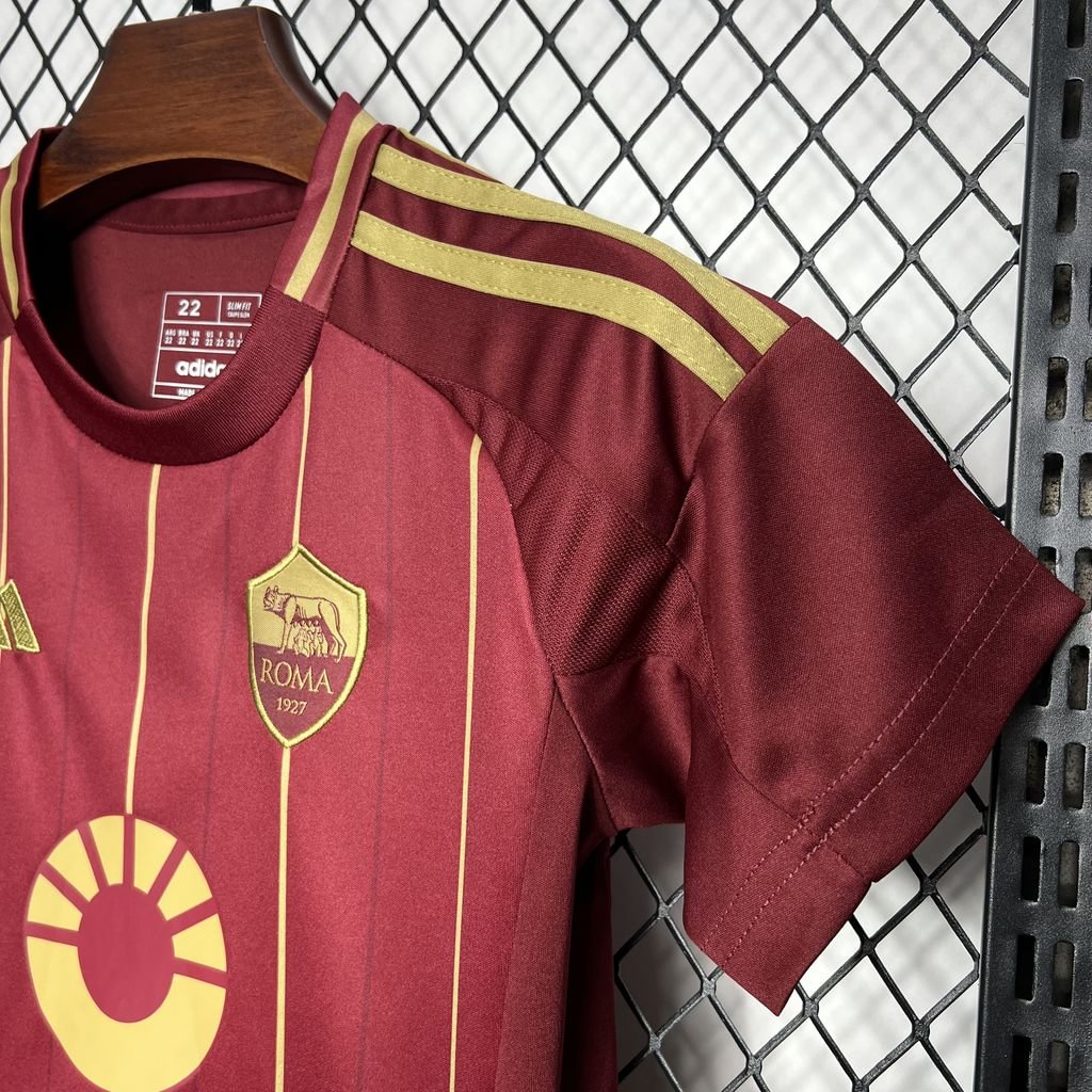 2024/2025 AS Roma Home Football Shirt Kids