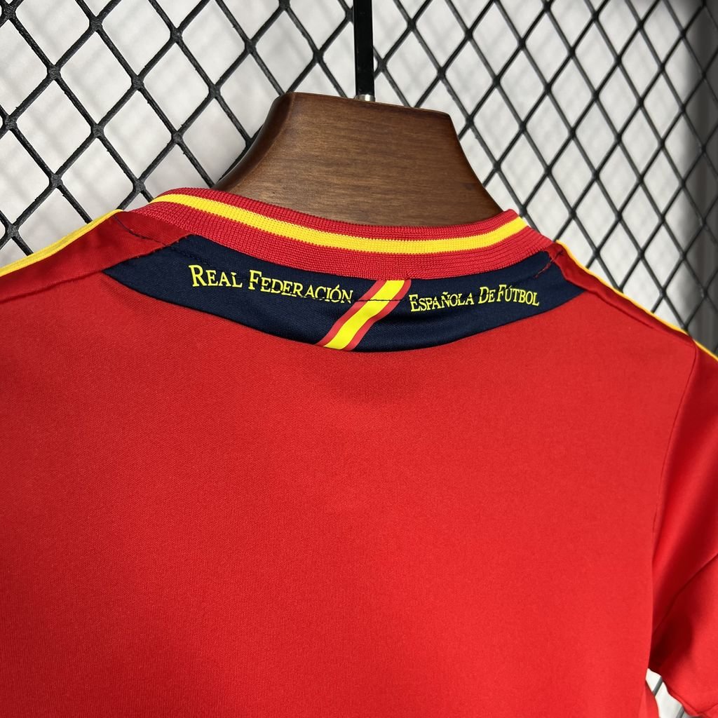 2012 Retro Spain Home Football Shirt Kids