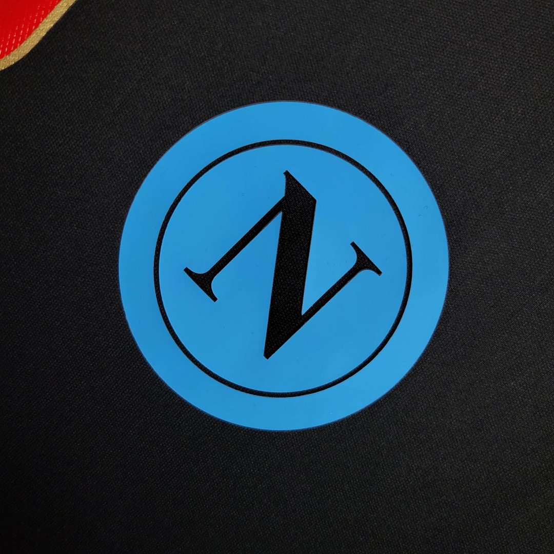 2024/2025 Napoli Black Football Shirt( Fans Edition )
