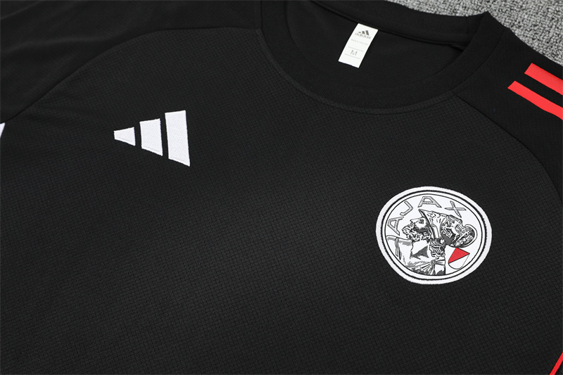 2025/2026 AFC Ajax Short Black sleeved training suit set