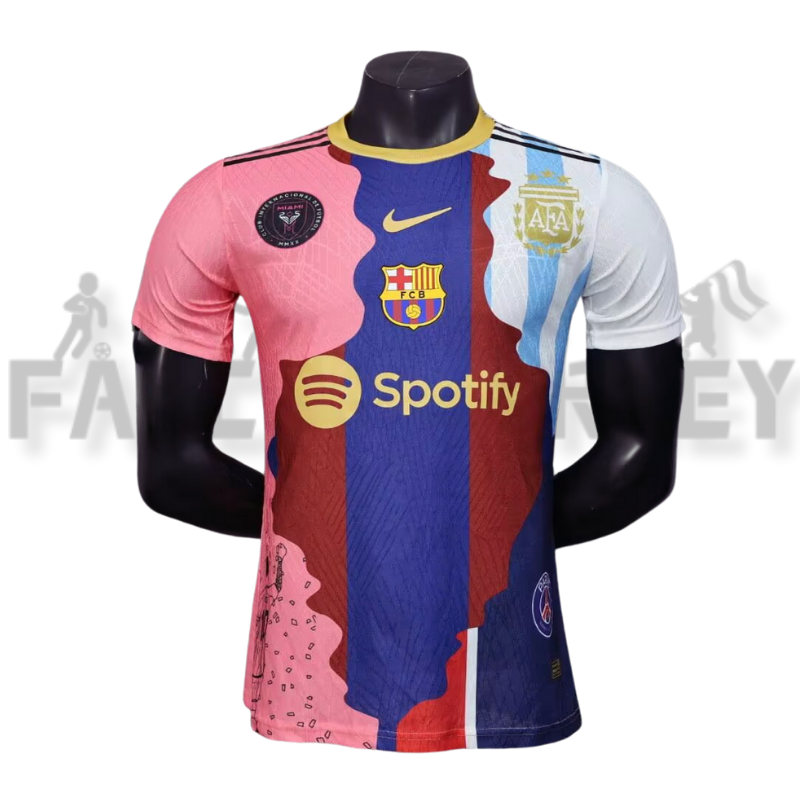 2025/2026 Barcelona Messi Anniversary Jersey( Player Edition )