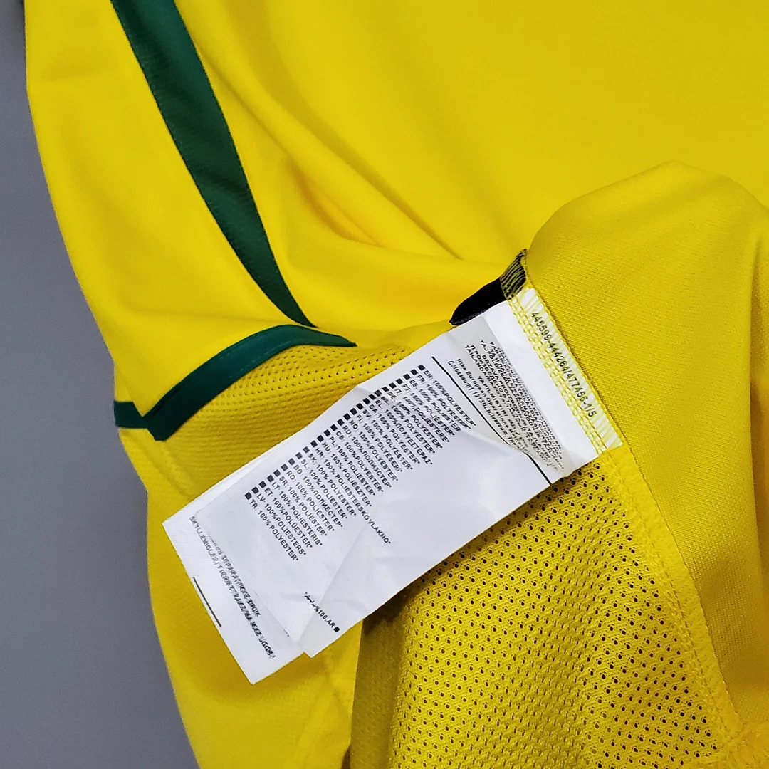 2002 Retro Brazil Home Football Shirt