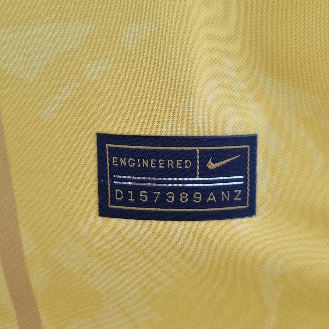 2022 Brazil Classic Yellow Football Shirt