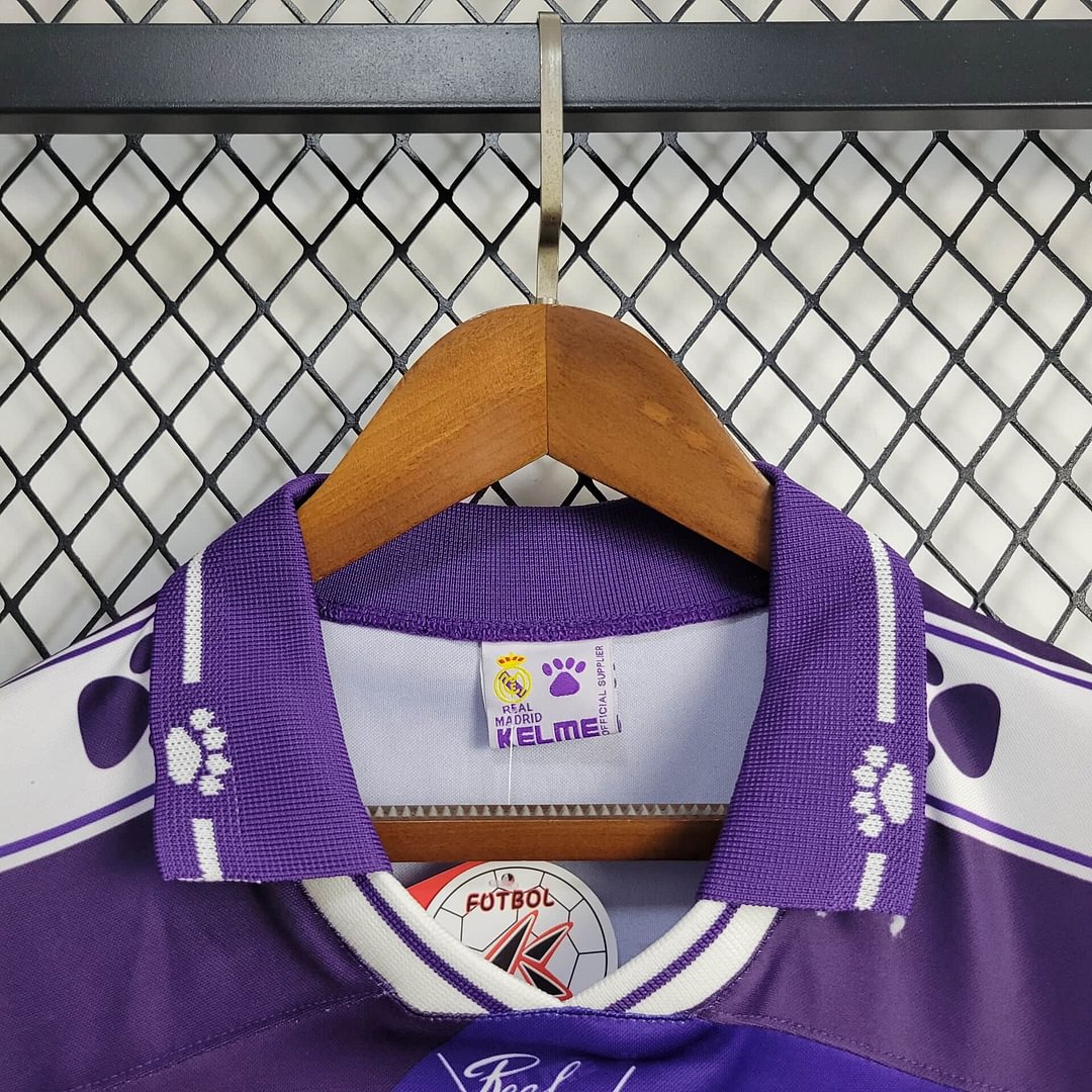 1994/1996 Real Madrid Retro Purple Away Football Shirt