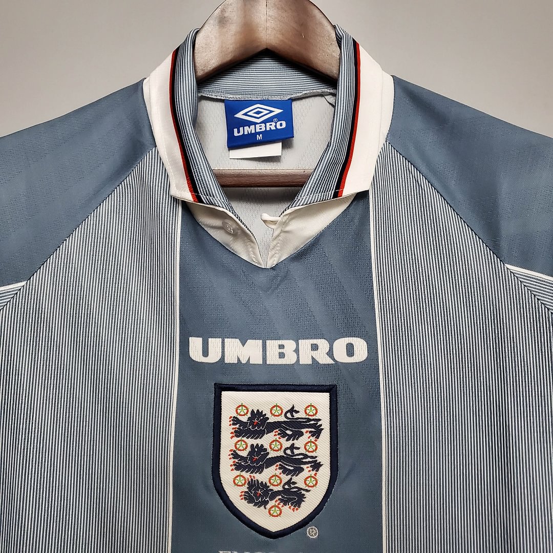 1996 Retro England Away Football Shirt