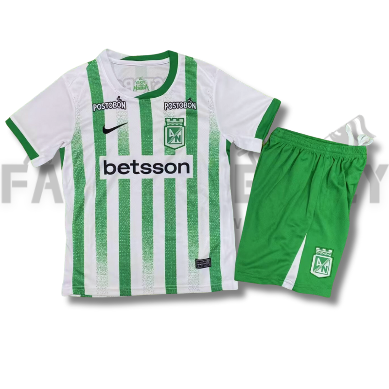 2025/2026 Atlético Nacional Home Football Jersey(For Kids)