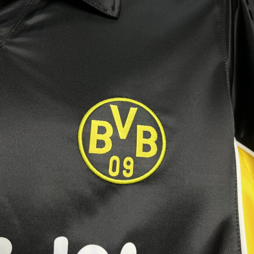 1998/2000 Dortmund Retro Black Away Football Shirt( Fans Edition )