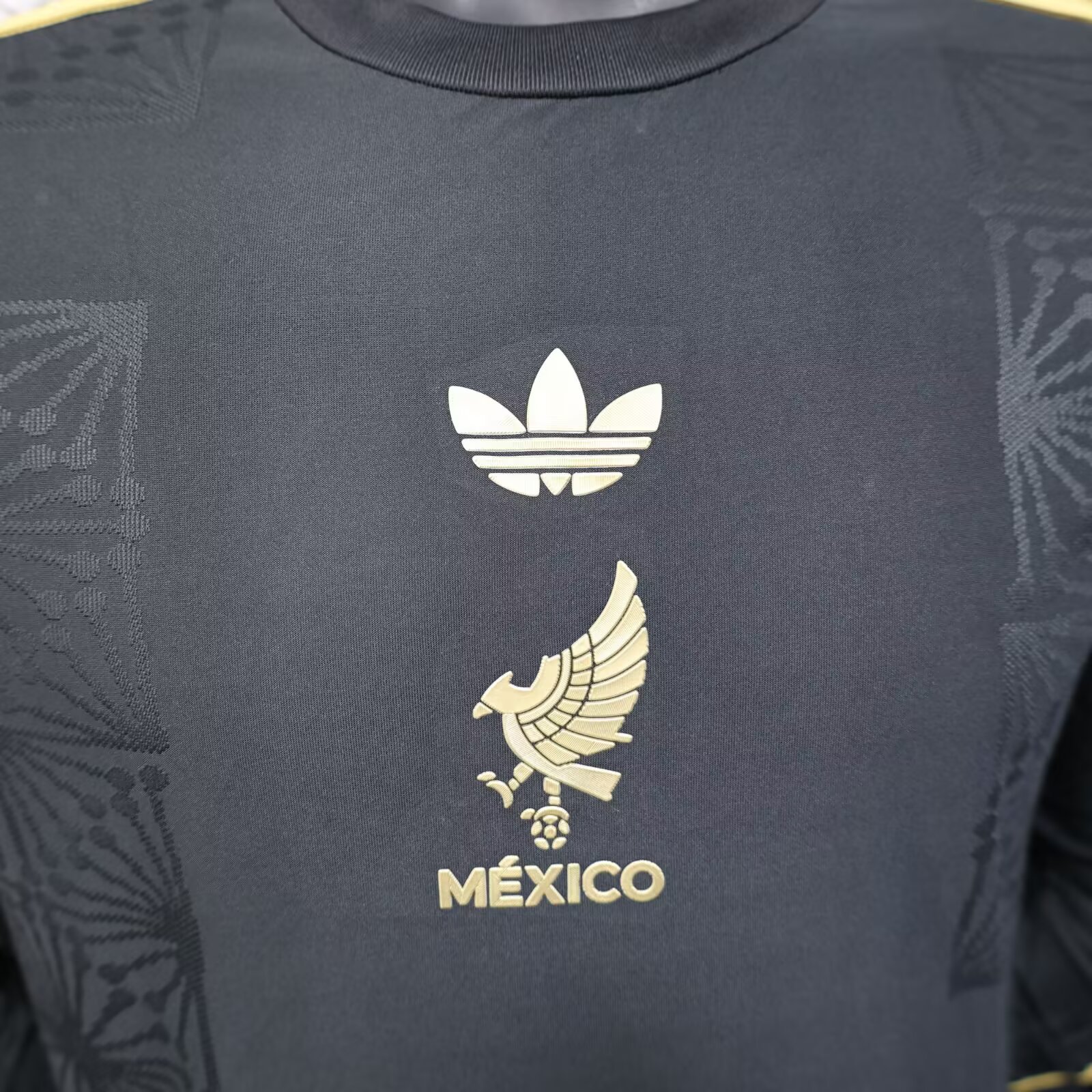 2025/2026 Mexico Concacaf Gold Cup Black Long sleeves Special Edition Football Shirt For Player Version