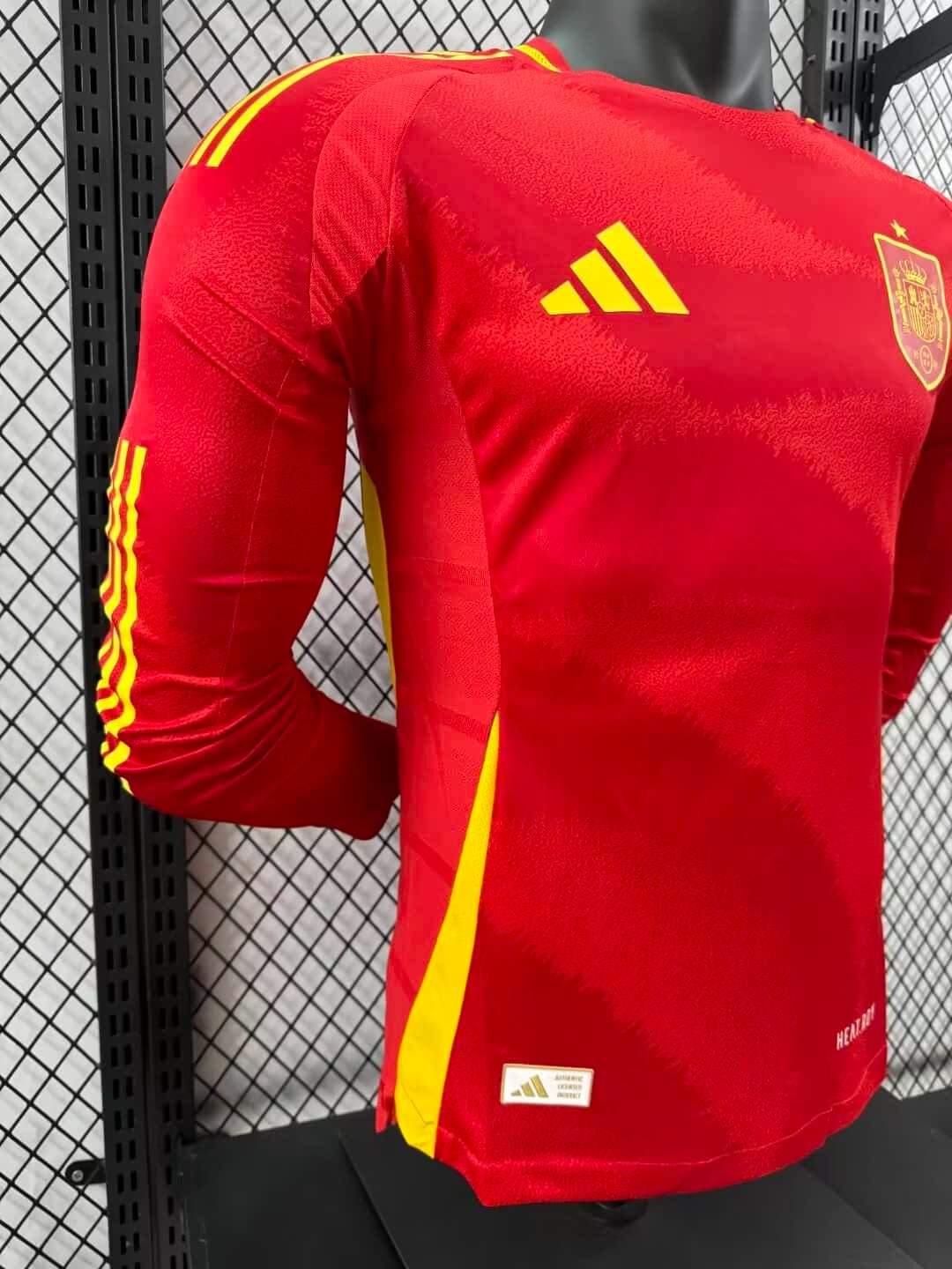 2024 Spain Long Sleeve Home Football Shirt( Player Version )